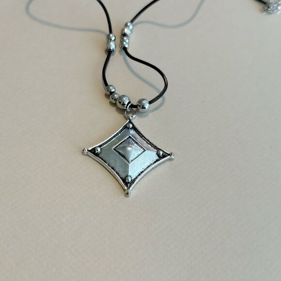 Silver Pendant Necklace - Picture 2 of 3